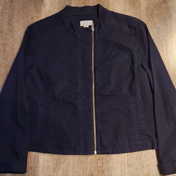 Loft Navy Blue Jacket. Size M - Picture 1 of 3